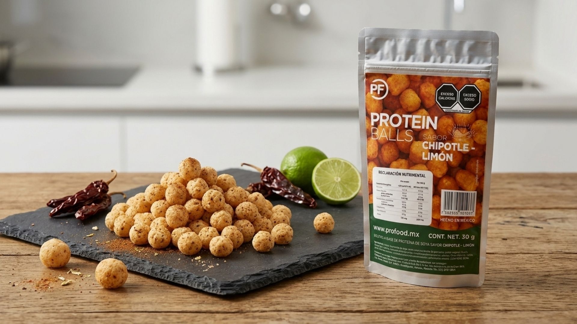 bolitas sabor chipotle - limón